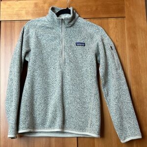 Patagonia GrayQuarter-Zip Fleece Pullover